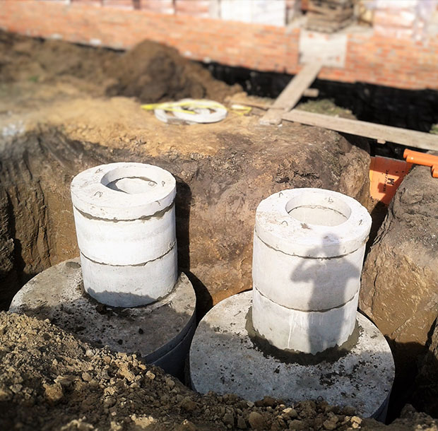 Септики из бетонных колец в Чеховском районе